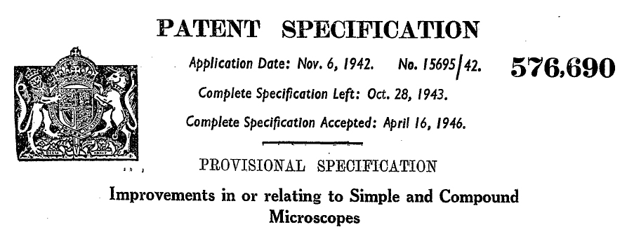 GB576690A - Improvements in or relating to simple and compound microscopes